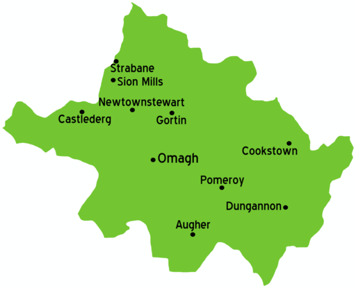 County Tyrone Map